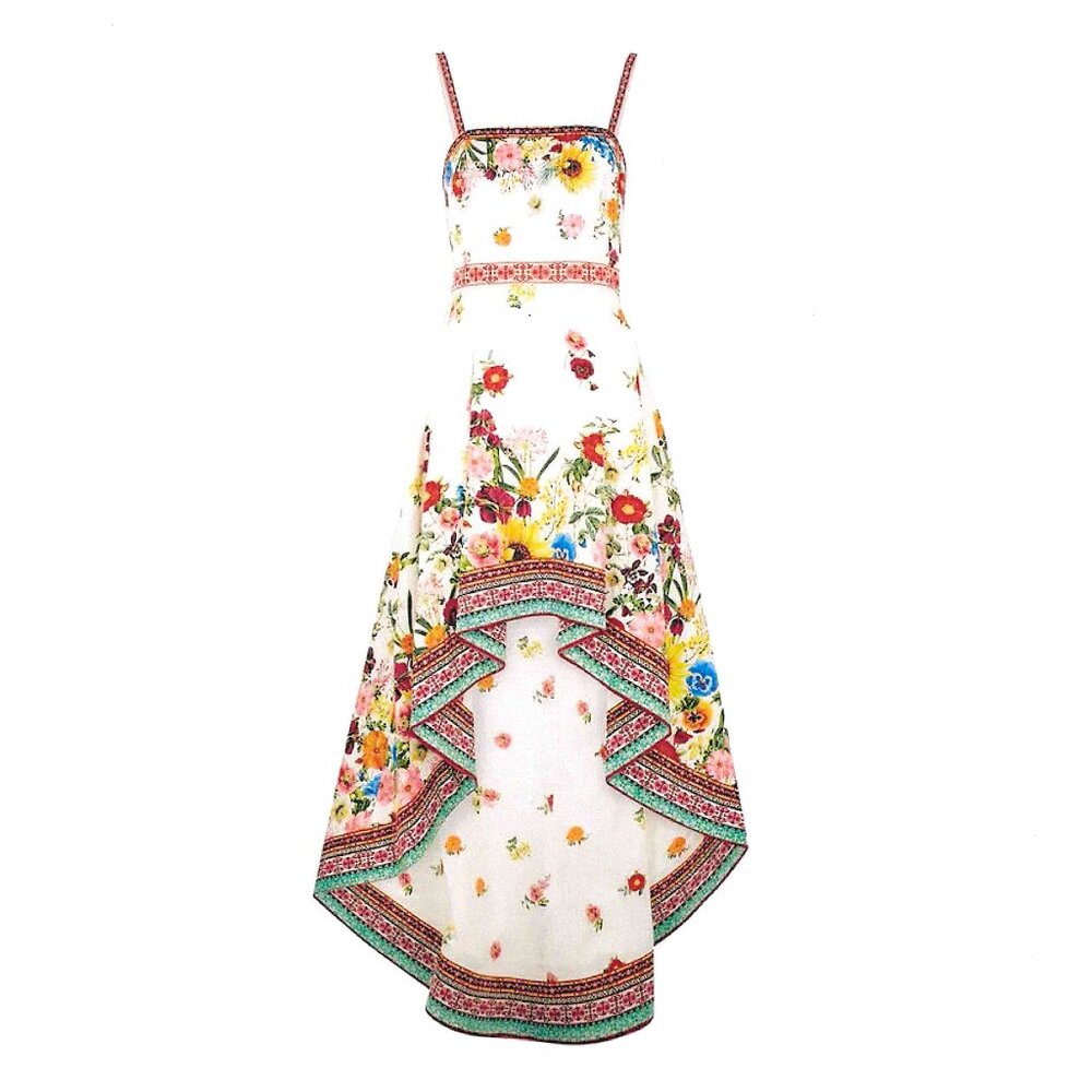 Alice & Olivia Florence Floral Print Maxi Dress